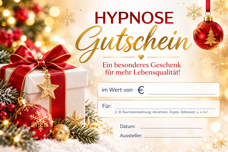 hypnose weihnachtsgutschein elisabeth walch hypnose salzburg freilassing